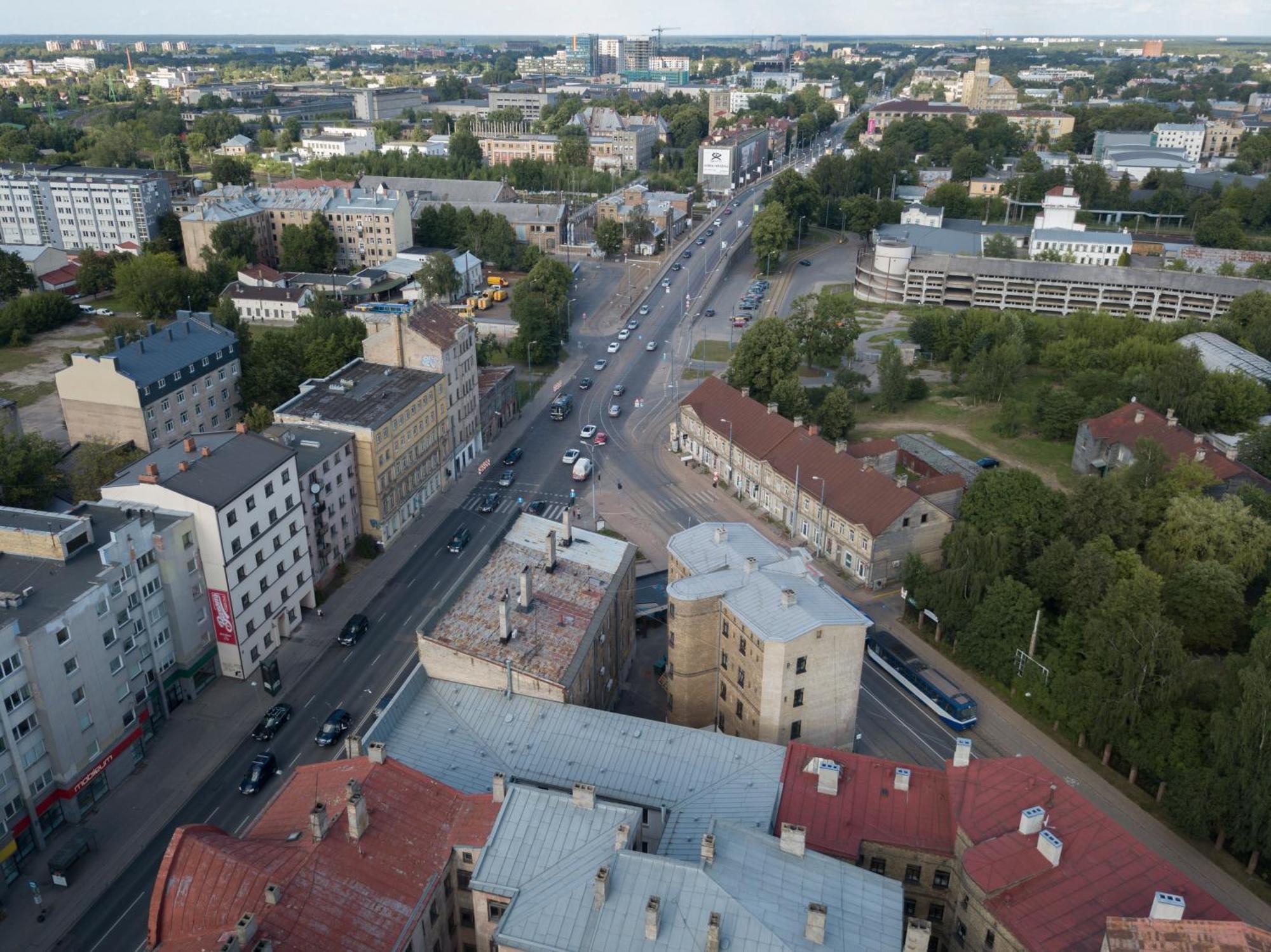 Aparthotel รีกา ภายนอก รูปภาพ Aerial view of Jonava
