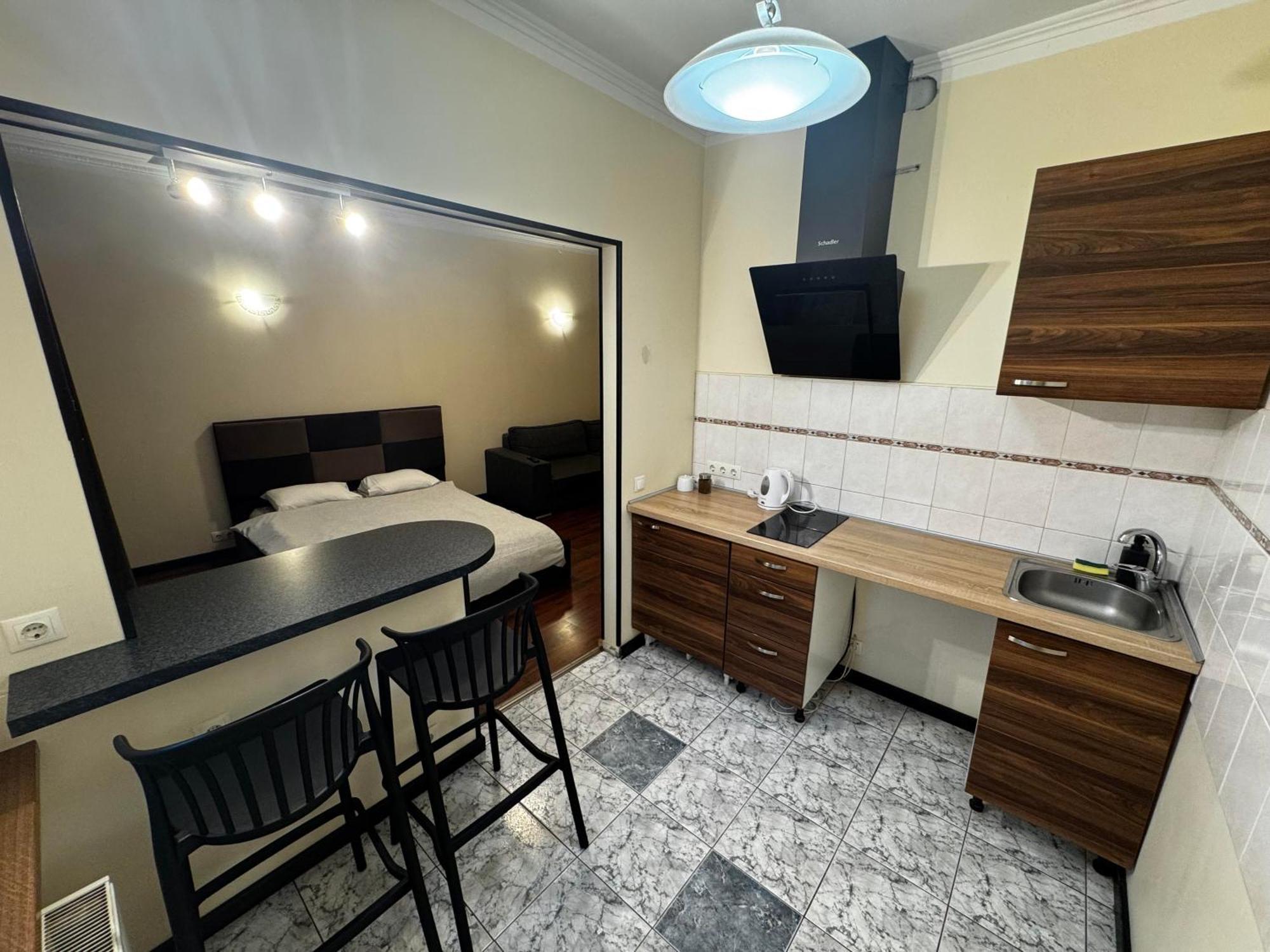 Aparthotel รีกา ภายนอก รูปภาพ A typical studio apartment